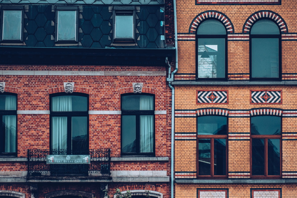 Refuse to hibernate Anvers immeubles en briques