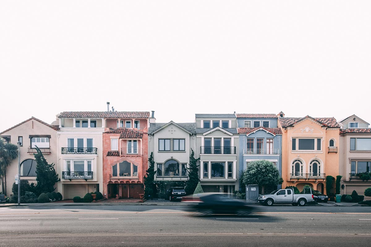 Refuse to hibernate San Francisco maisons en couleurs
