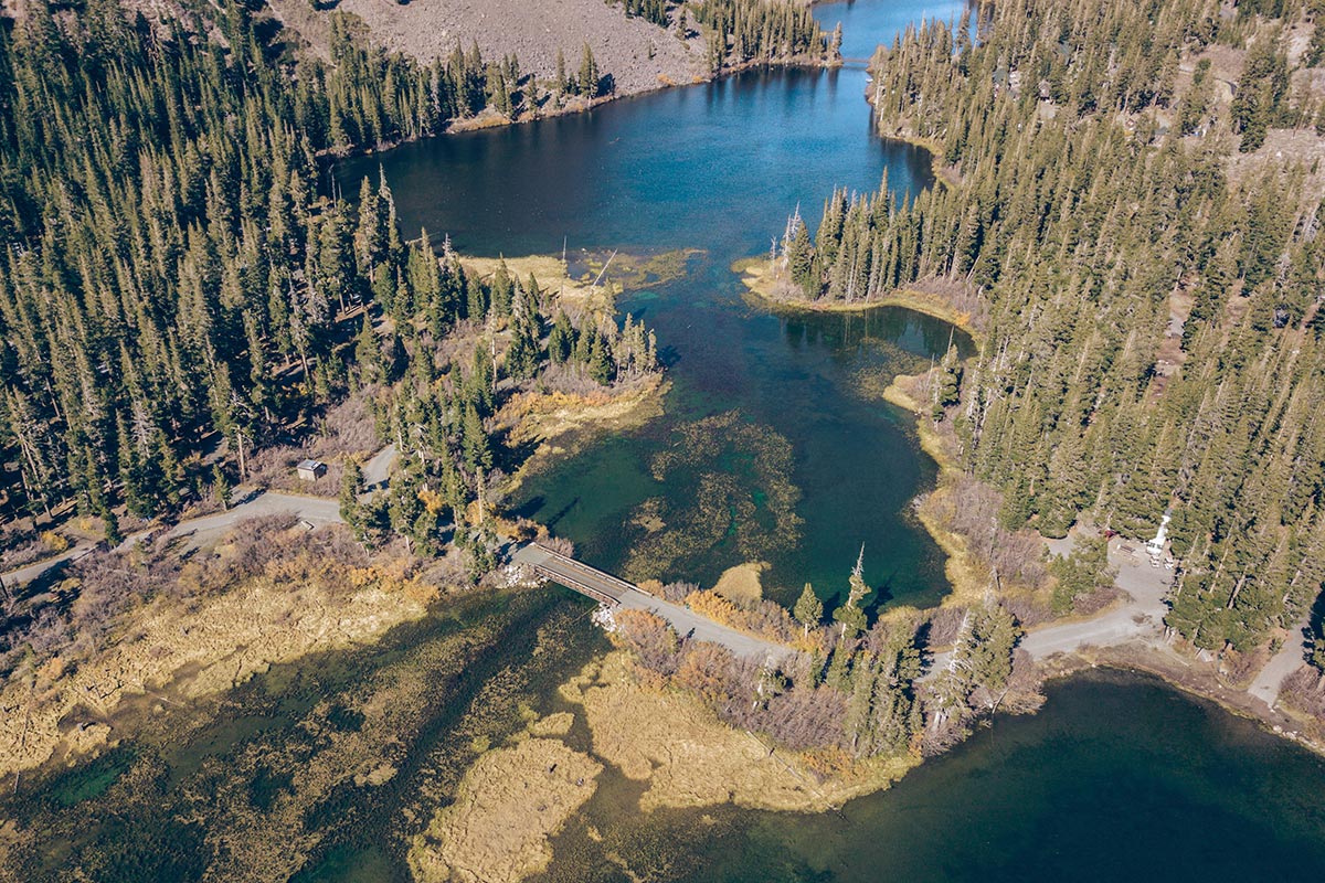 Refuse to hibernate Mammoth Lakes Twin Lakes pont