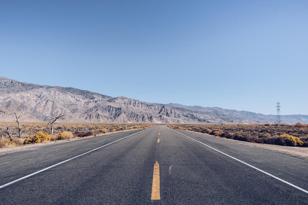 Refuse to hibernate Death Valley sur la route