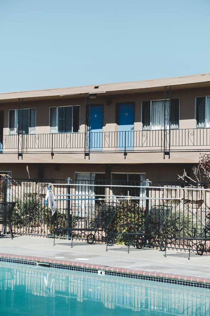 États-Unis Antelope Canyon Page Boy Motel piscine Refuse to hibernate