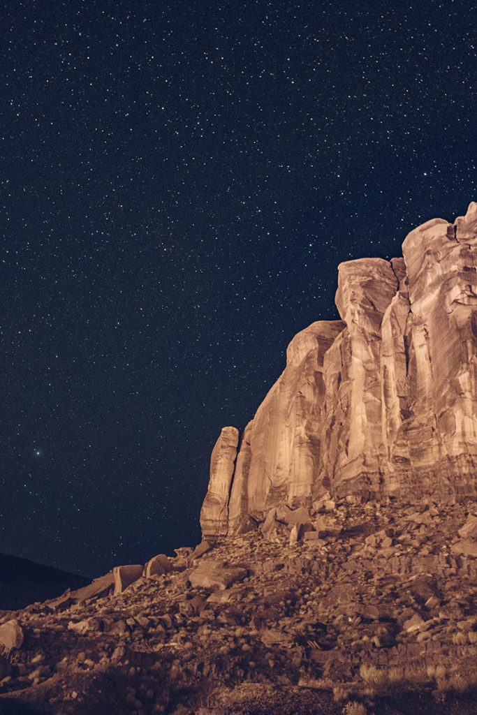 Monument Valley Goulding's Lodge roche étoiles Refuse to hibernate
