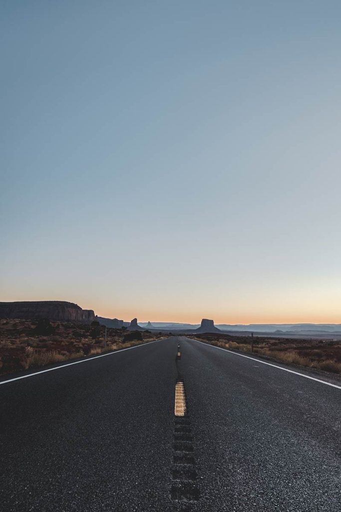 Monument Valley route coucher de soleil Refuse to hibernate
