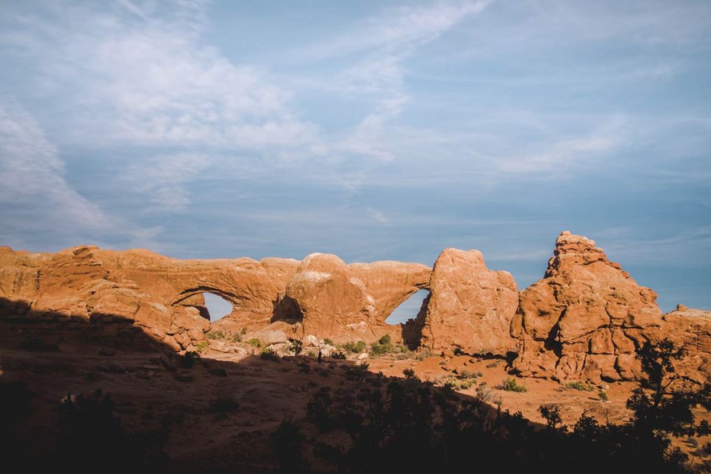 Utah Arches National Park Windows section Refuse to hibernate