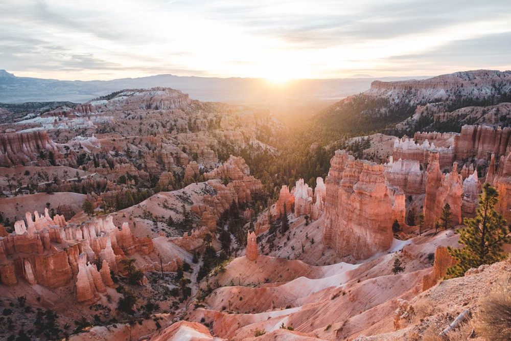 Utah Bryce Canyon Inspiration point lever de soleil Refuse to hibernate