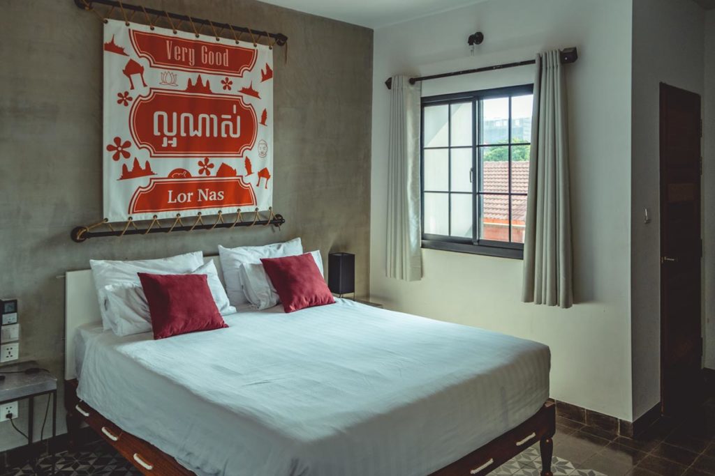 Cambodge Phnom Penh lit Aquarius Hotel and Urban Resort Refuse to hibernate