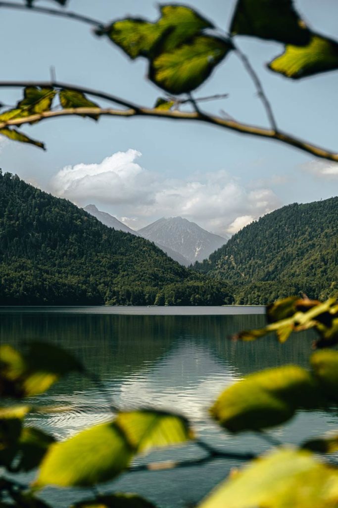 lac Alpsee vue montagnes Bavière Refuse to hibernate