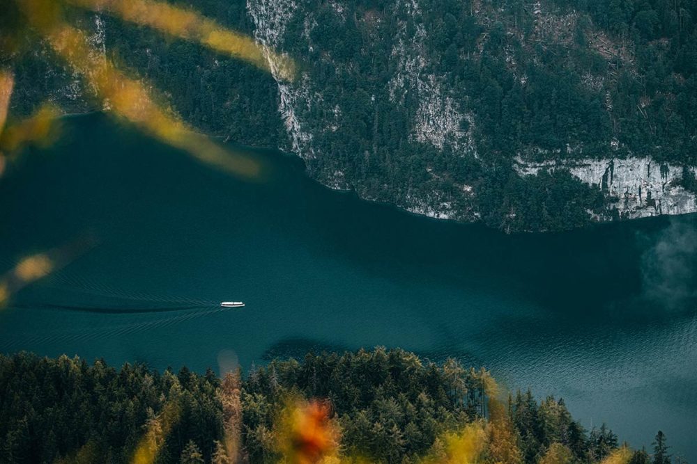 Lac Königssee depuis Mont Jenner Bavière Refuse to hibernate